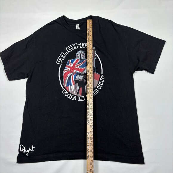 Delight Brand Clothing Hawaii Aloha This is the Way Mandalorian T-Shirt Large - Picture 5 of 6